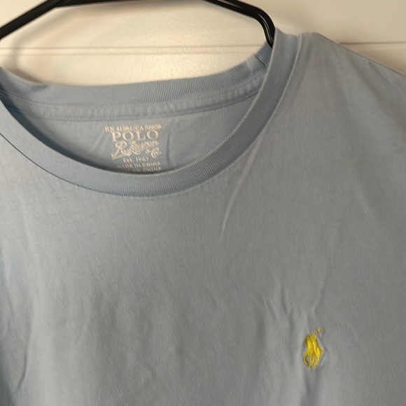 Polo Ralph Lauren Classic Tee - Light Blue Size Large - Picture 3 of 3
